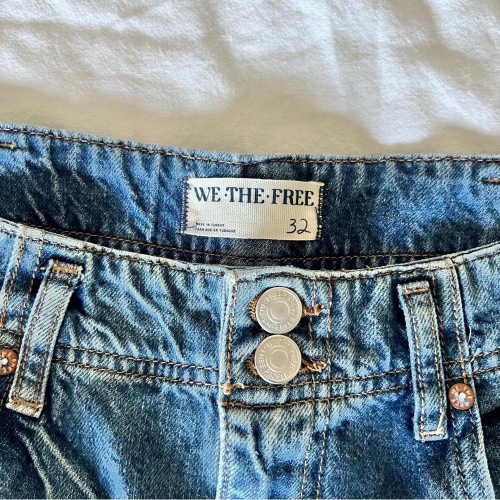Free people / Aster Seamed Relaxed
Straight Leg Jeans / Size 32 - Picture 5 of 6